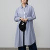 [期間限定価格]NAVY  ストライプシャツワンピース レディース商品サムネイル-3
