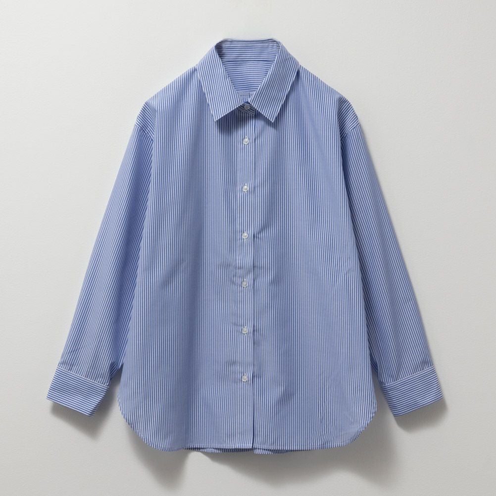 NAVY ストライプシャツ レディース