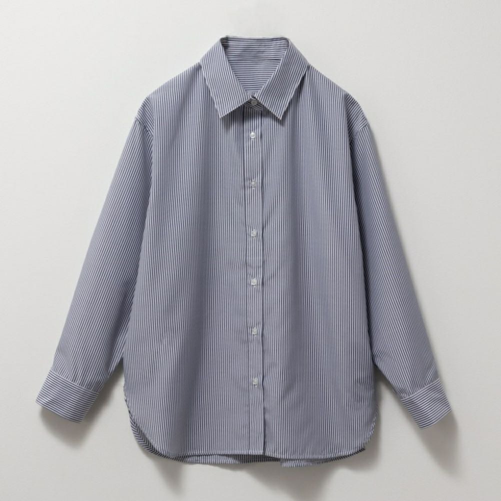 NAVY ストライプシャツ レディース