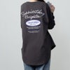 UNDERWRAPS コーデュロイ貼り付け刺繍ビッグロングTシャツ レディース メール便 対応商品商品サムネイル-3
