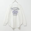 UNDERWRAPS コーデュロイ貼り付け刺繍ビッグロングTシャツ レディース メール便 対応商品商品サムネイル-11
