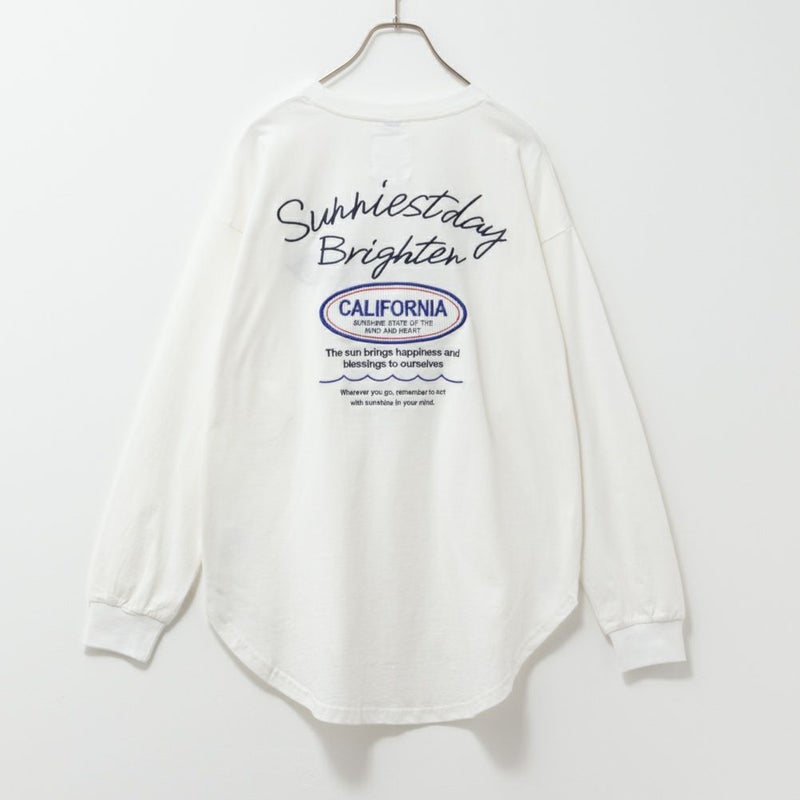 [期間限定価格]UNDERWRAPS  コーデュロイ貼り付け刺繍ビッグロングTシャツ レディース メール便 対応商品商品画像-11