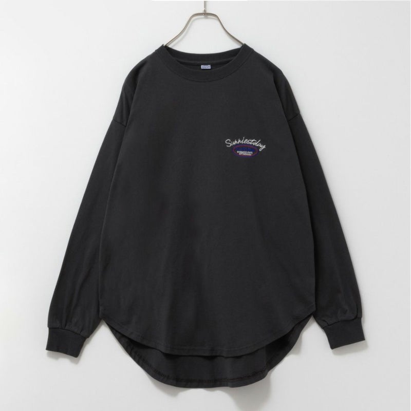 [期間限定価格]UNDERWRAPS  コーデュロイ貼り付け刺繍ビッグロングTシャツ レディース メール便 対応商品商品画像-14