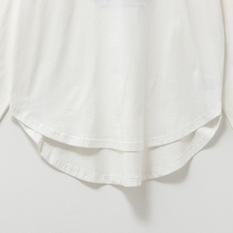 UNDERWRAPS コーデュロイ貼り付け刺繍ビッグロングTシャツ レディース メール便 対応商品商品画像-18