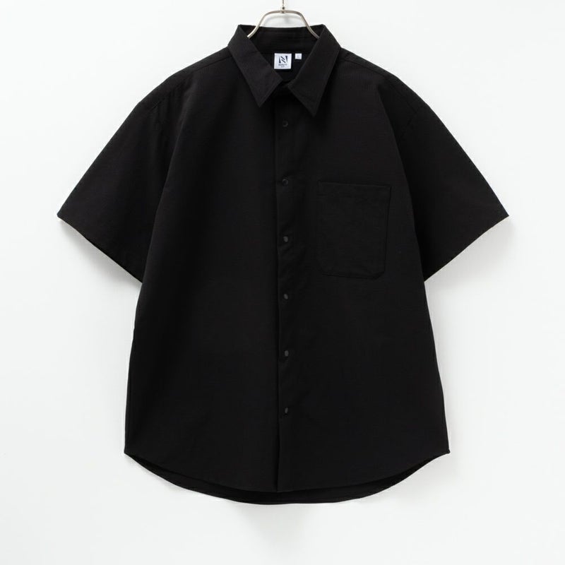 NAVY FIT  サッカーストレッチ半袖シャツ メンズ商品画像-2