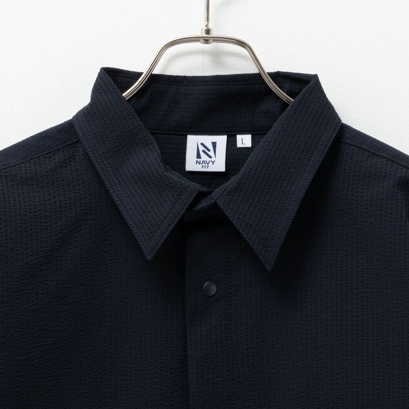 NAVY FIT サッカーストレッチ半袖シャツ メンズ商品画像-4