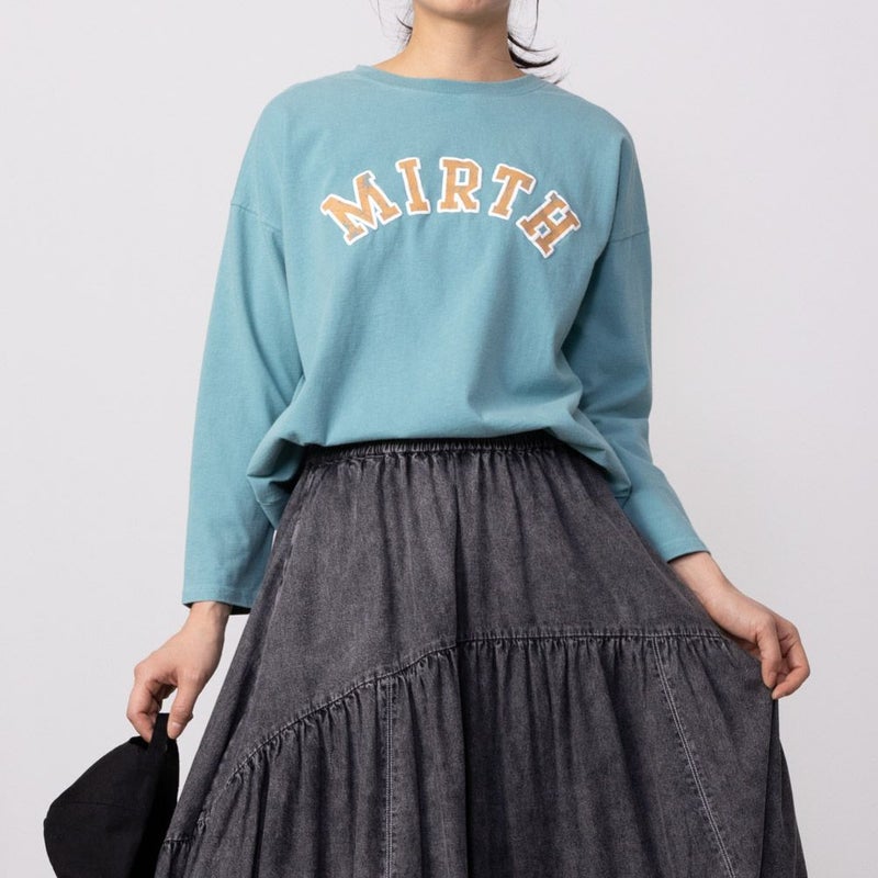 [期間限定価格]GOOD CREW  フロストプリント長袖Tシャツ レディース メール便 対応商品商品画像-3