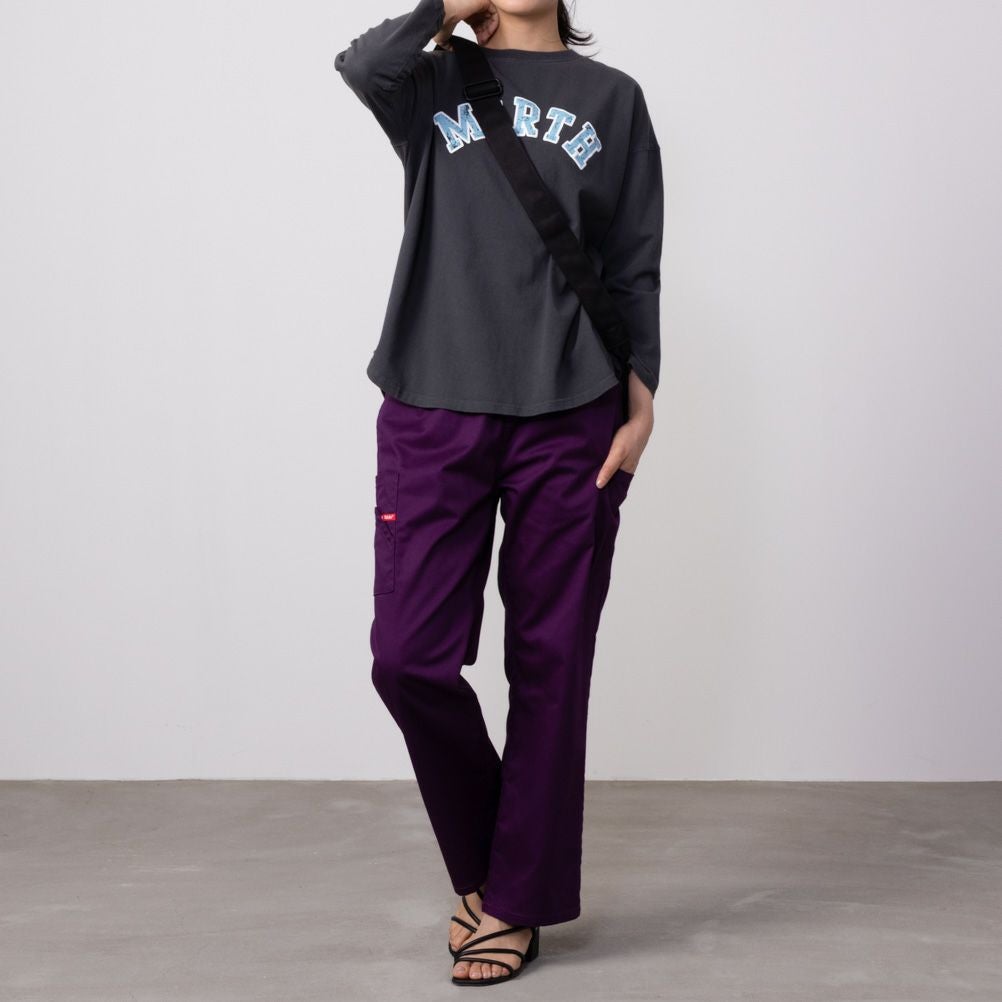 GOOD CREW フロストプリント長袖Tシャツ レディース ネコポス 対応商品