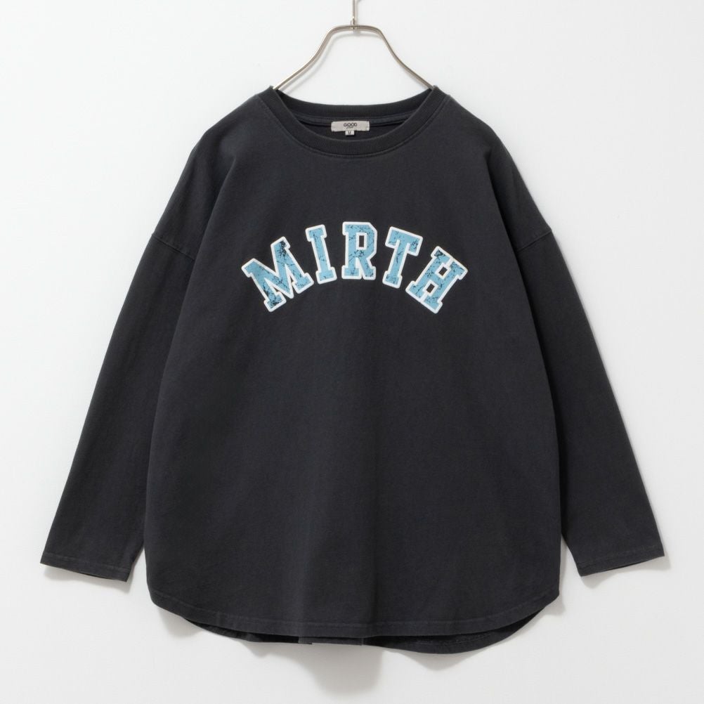 GOOD CREW フロストプリント長袖Tシャツ レディース ネコポス 対応商品