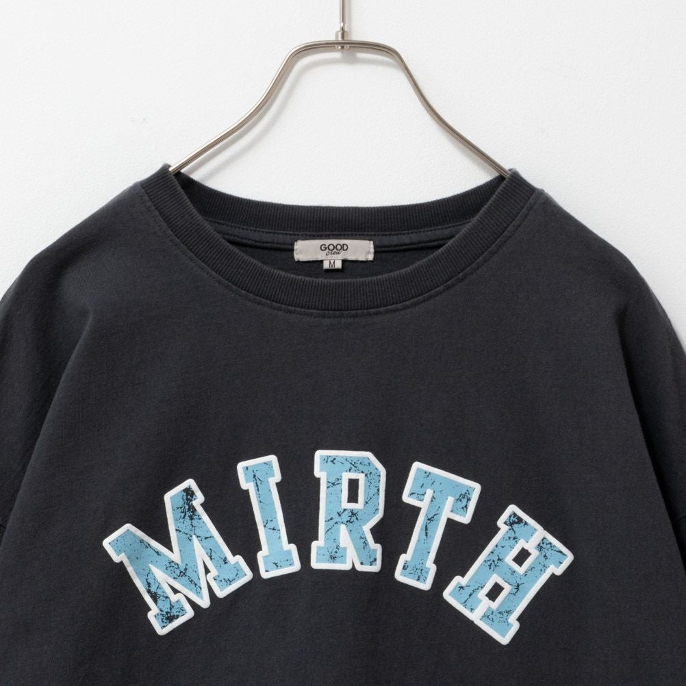 GOOD CREW フロストプリント長袖Tシャツ レディース ネコポス 対応商品