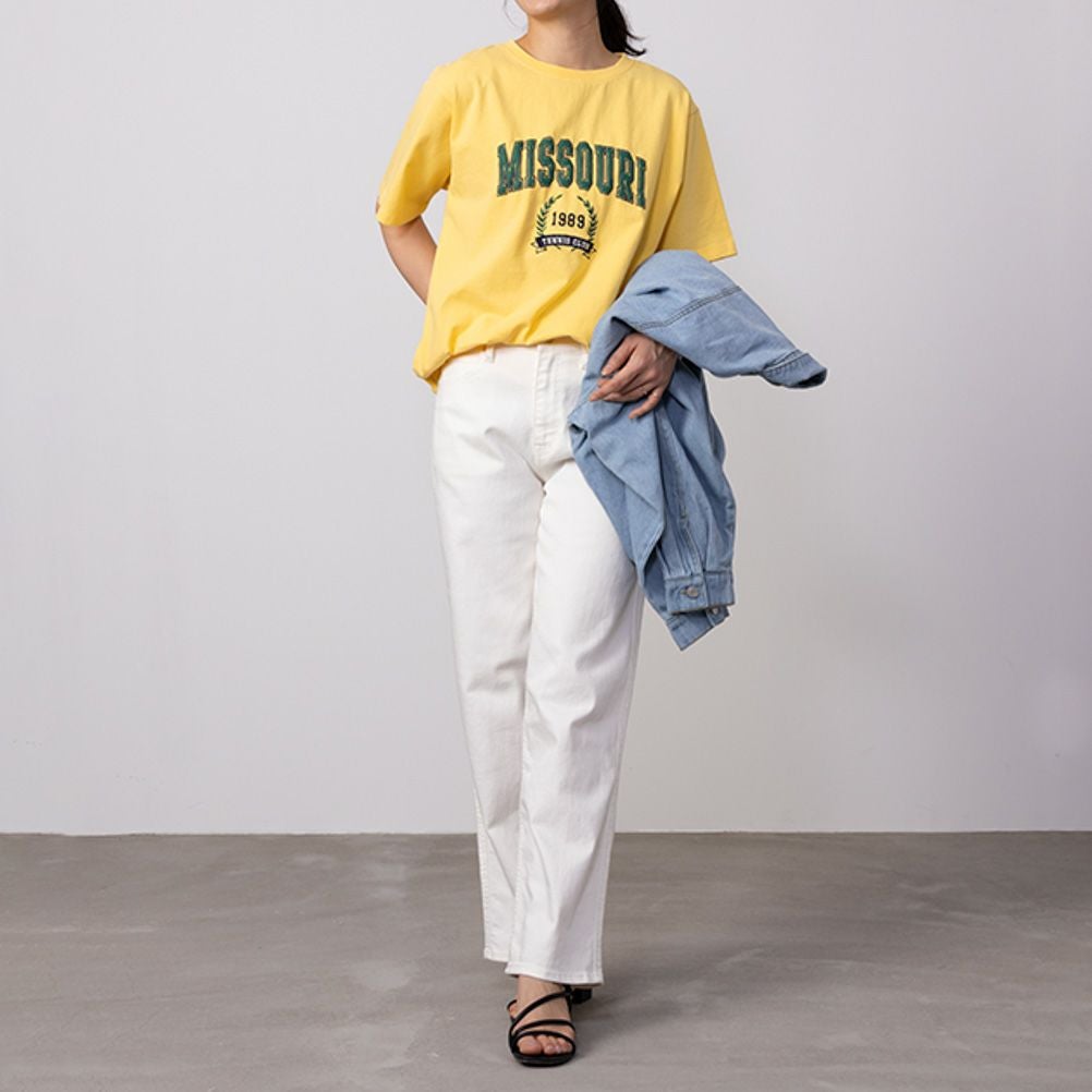 GOOD CREW フロストカレッジ半袖Tシャツ レディース