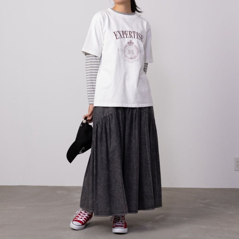 GOOD CREW  フロストカレッジ半袖Tシャツ レディース メール便 対応商品商品画像-4