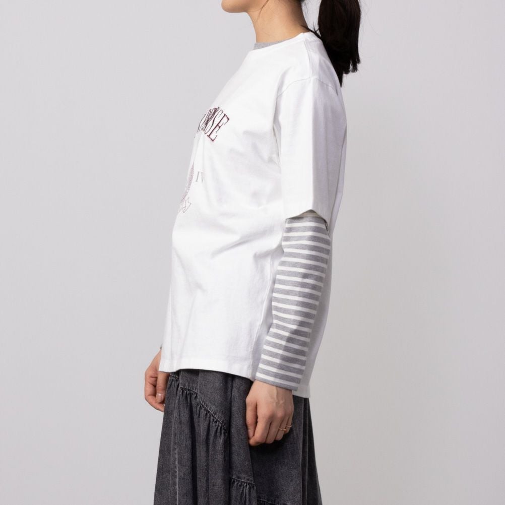 GOOD CREW フロストカレッジ半袖Tシャツ レディース ネコポス 対応商品