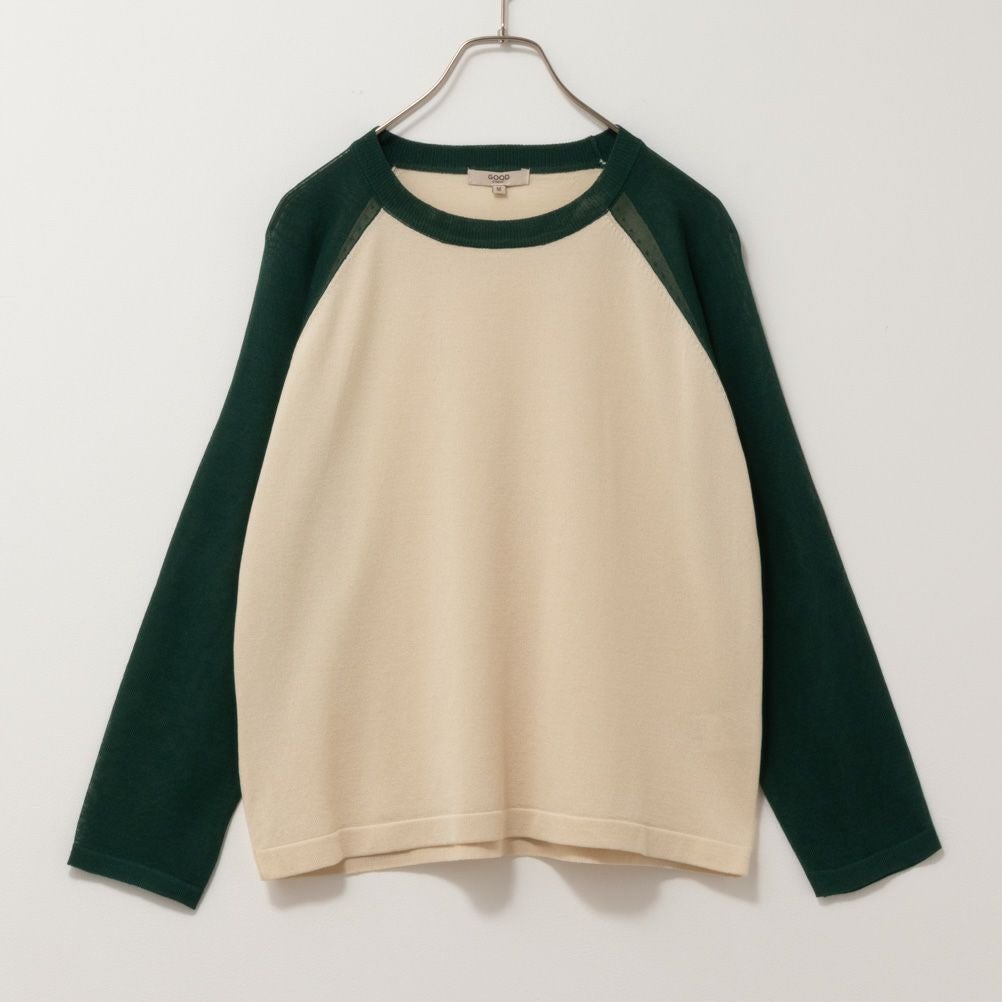 GOOD CREW ラグランニット レディース