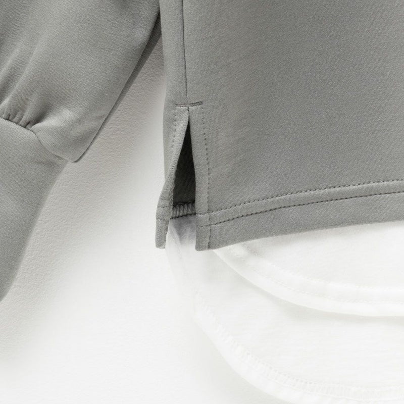 URBAN COLLECTION エアスムージー ポンチ素材 フェイクレイヤードプルオーバー レディース商品画像-16