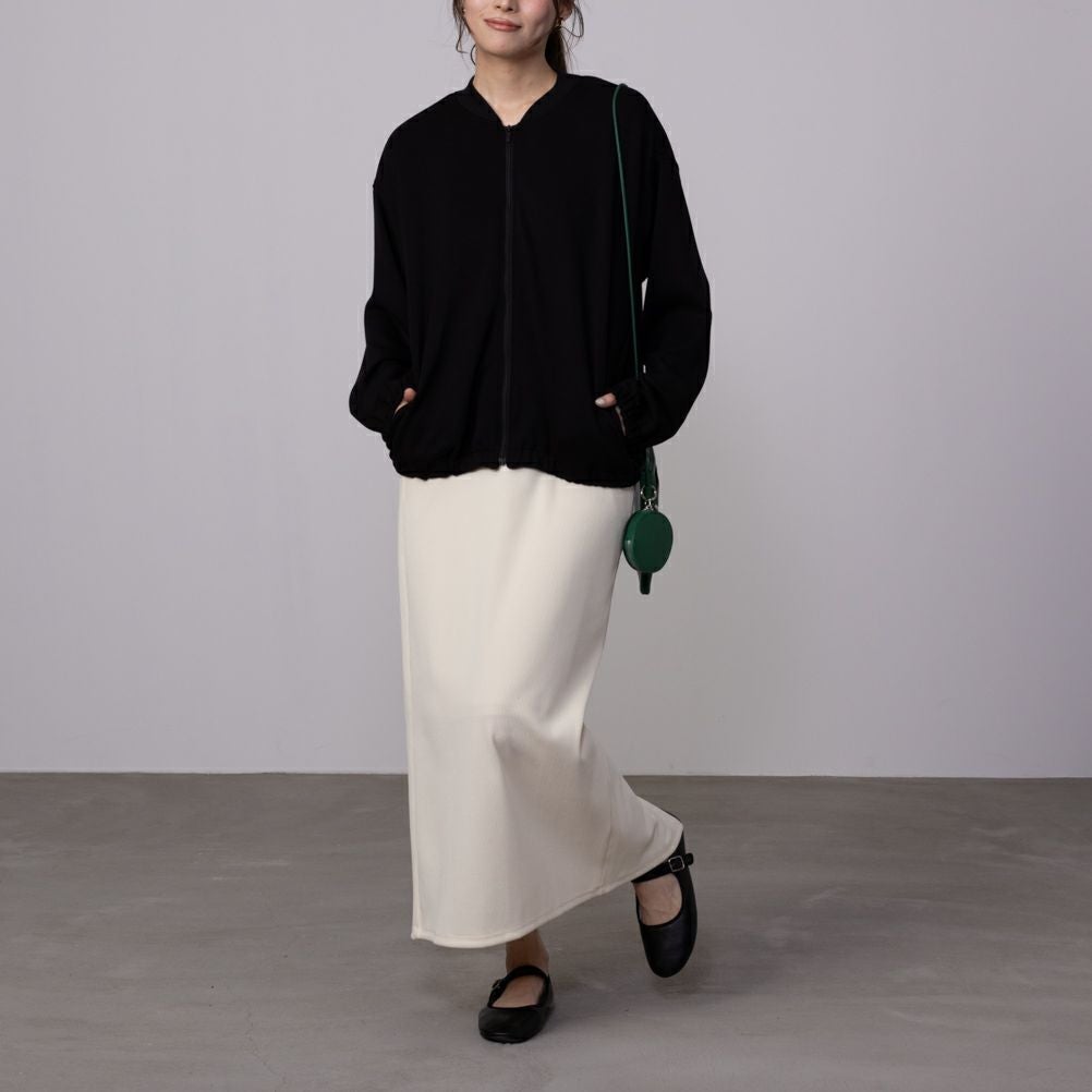 URBAN COLLECTION エアスムージー ポンチ素材 ブルゾン レディース