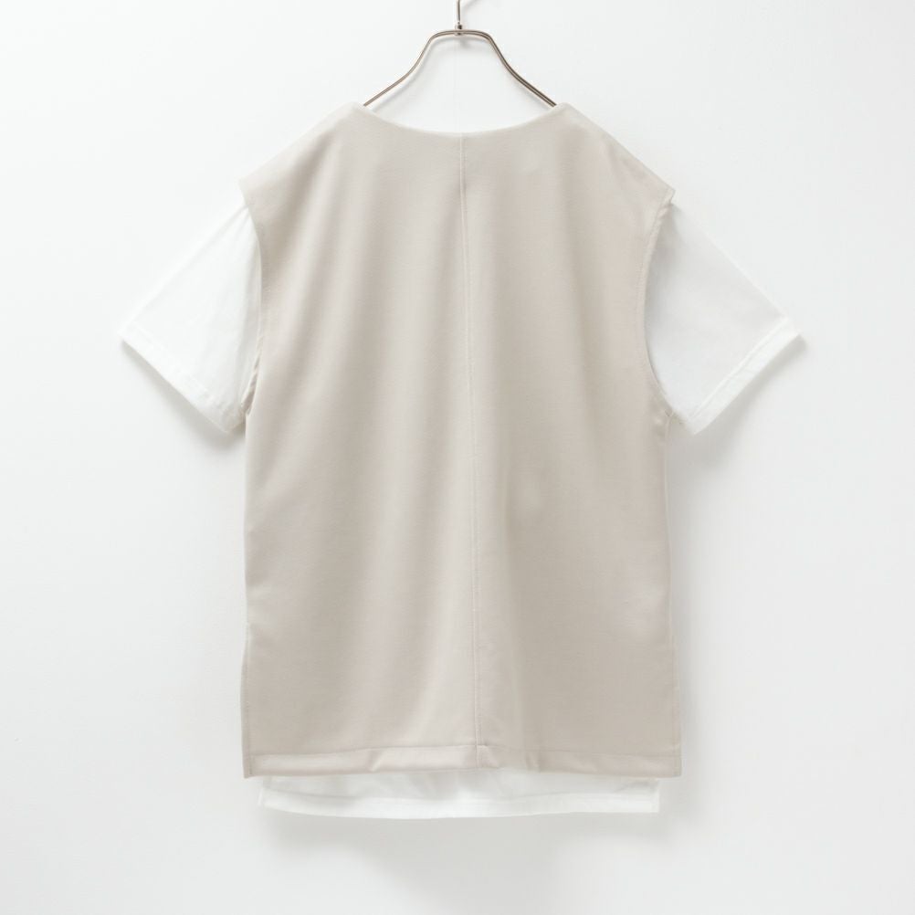 URBAN COLLECTION エアスムージー ポンチ素材 ベストアンサンブル レディース