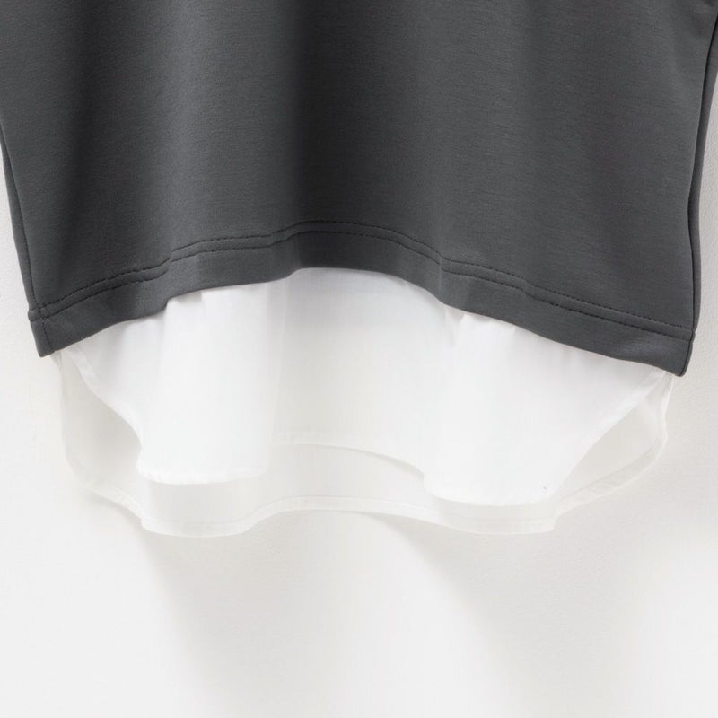 URBAN COLLECTION エアスムージー ポンチ素材 フェイクレイヤードノースリーブ レディース商品画像-15