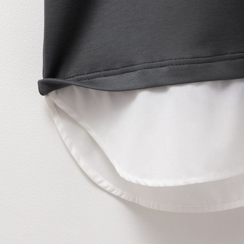 URBAN COLLECTION エアスムージー ポンチ素材 フェイクレイヤードノースリーブ レディース商品画像-16