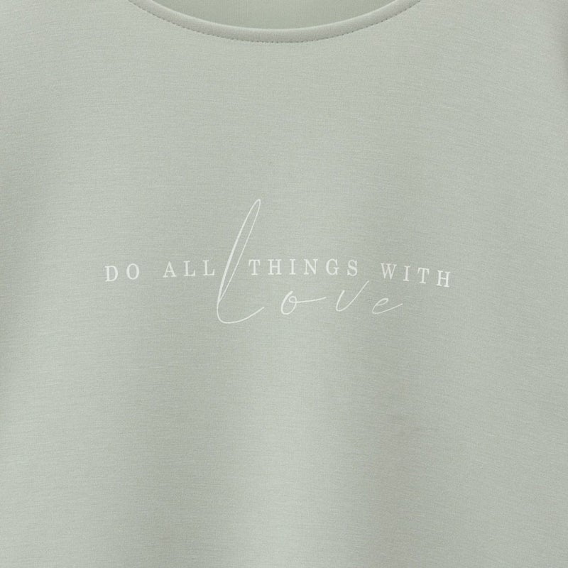 URBAN COLLECTION エアスムージー ポンチ素材 裾フェイクレイヤードプリントTシャツ レディース メール便 対応商品商品画像-20