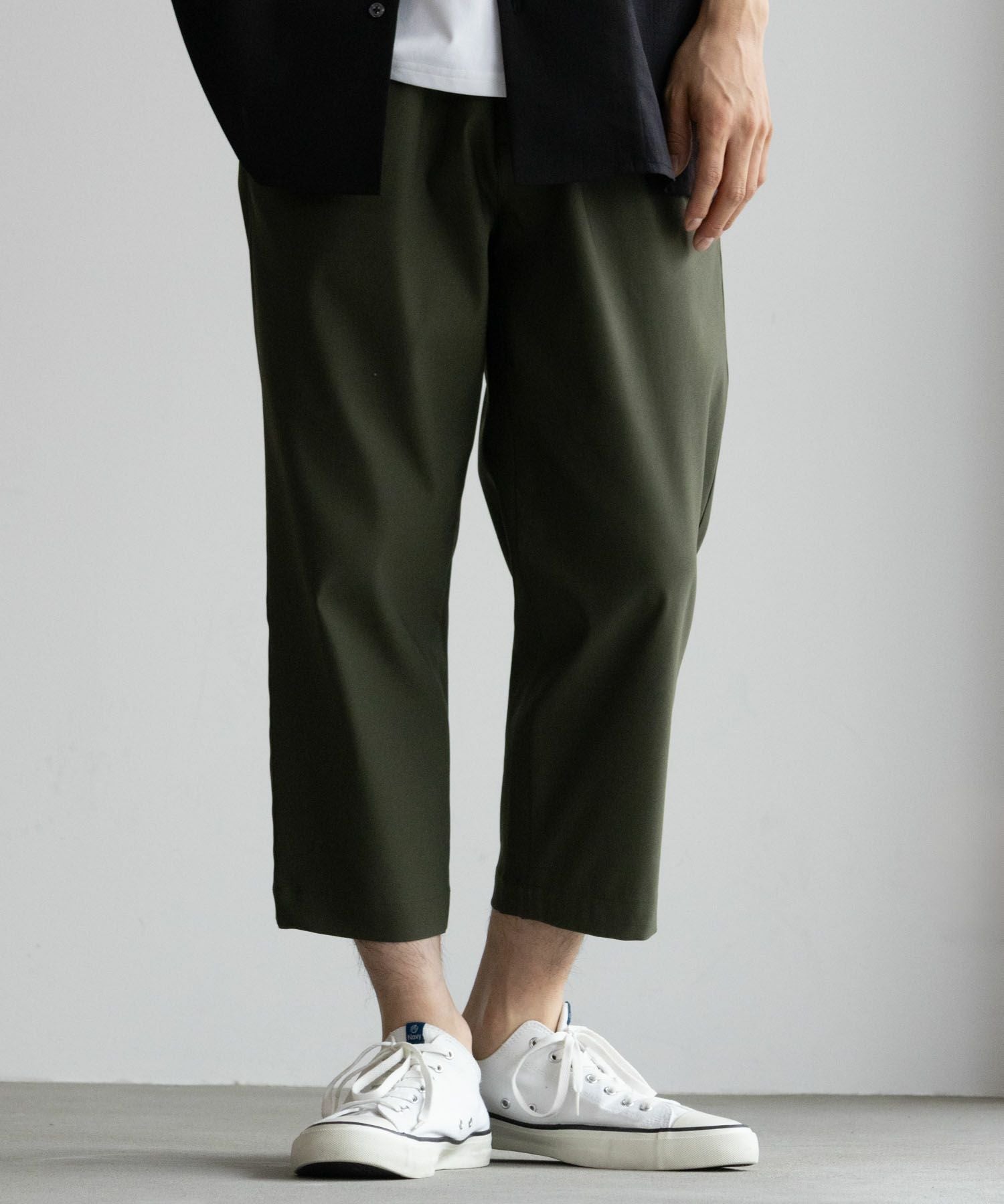 NAVY FIT マイラク クロップドパンツ メンズ