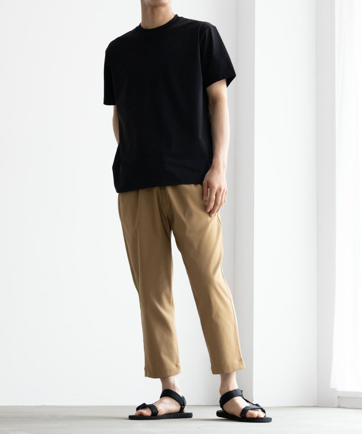 NAVY FIT マイラク クロップドパンツ メンズ