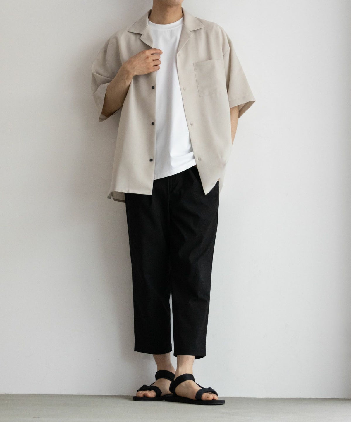 NAVY FIT マイラク クロップドパンツ メンズ