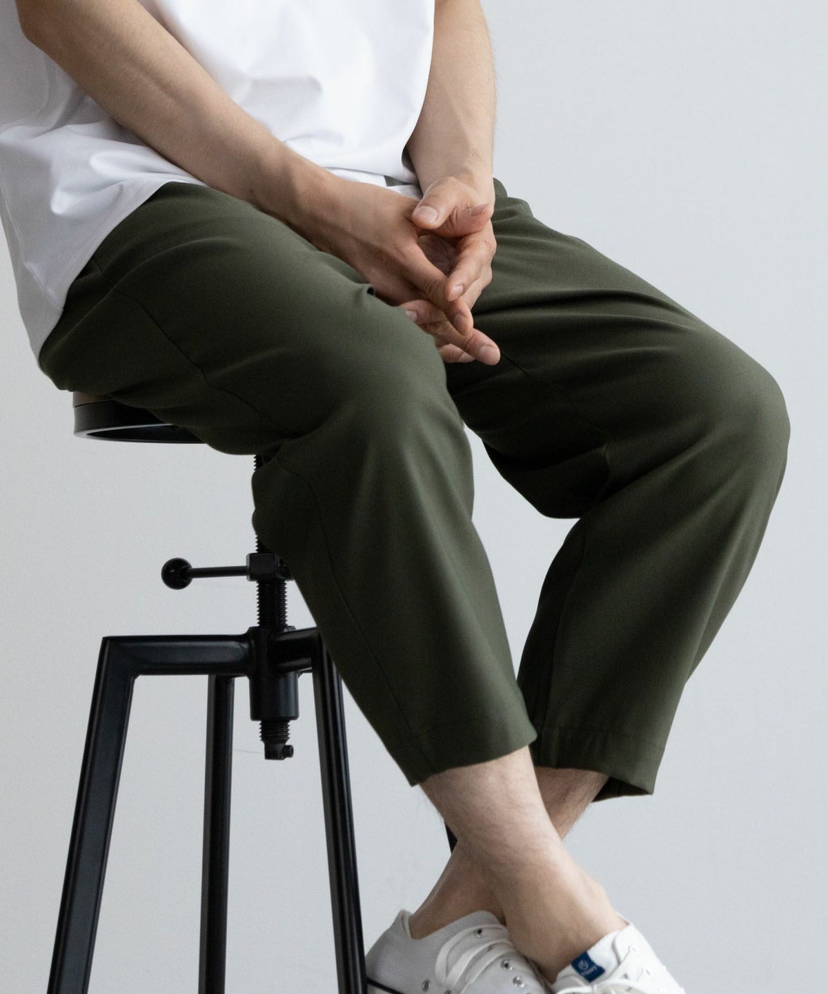 NAVY FIT マイラク クロップドパンツ メンズ