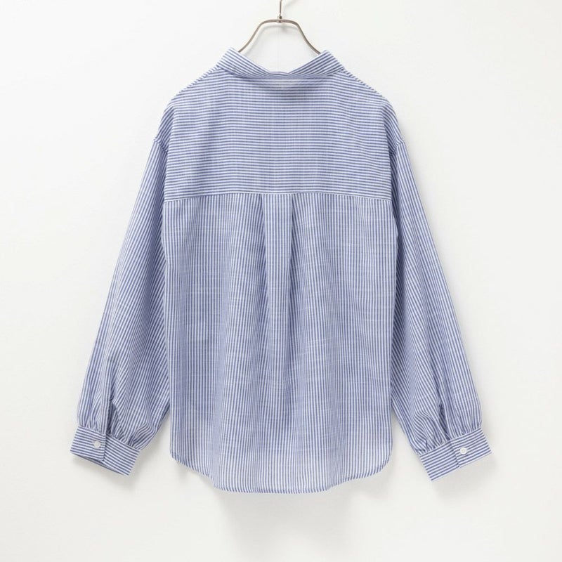 NAVY  RTスラブ長袖シャツ レディース商品画像-10