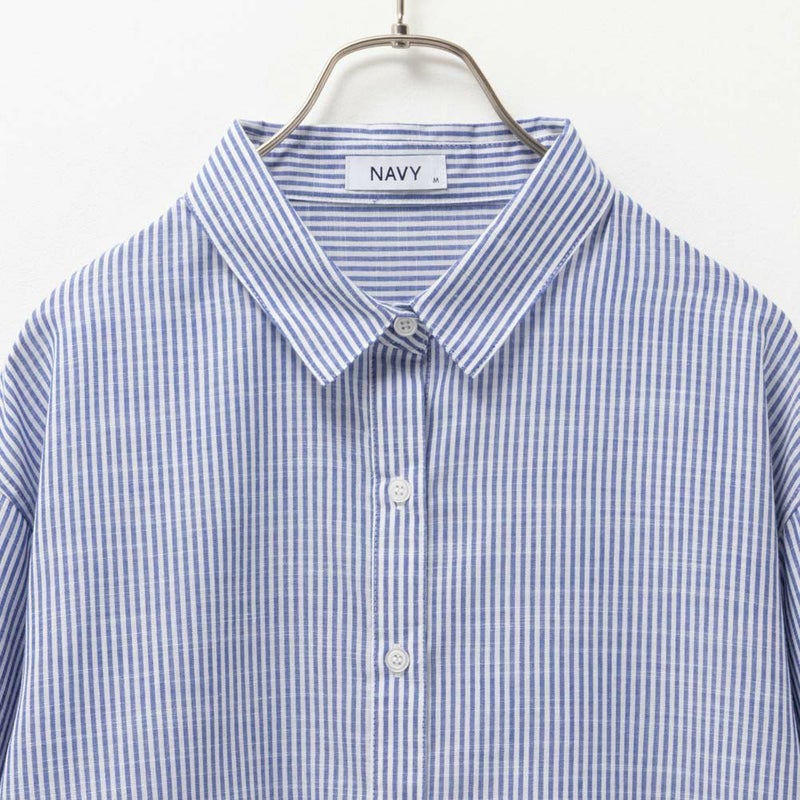 NAVY RTスラブ長袖シャツ レディース商品画像-13