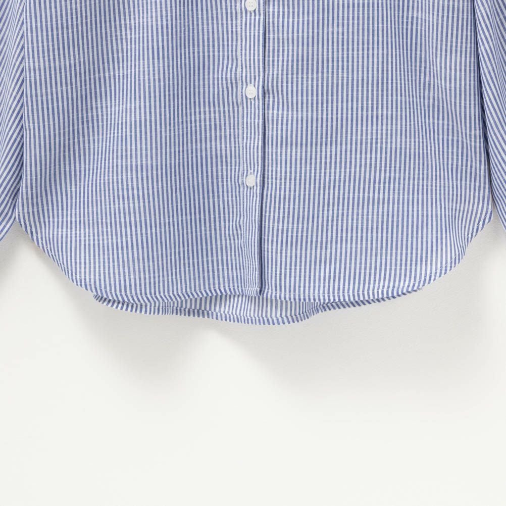 NAVY RTスラブ長袖シャツ レディース