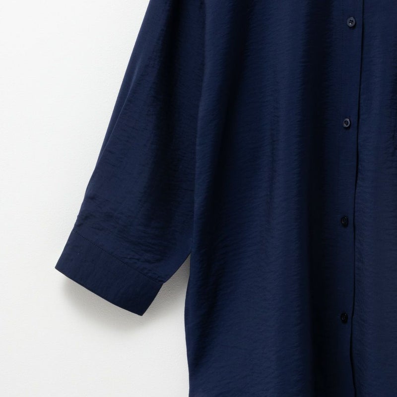 Howdy Marie ビンテージシアー無地7分袖シャツ レディース商品画像-14