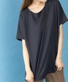 NAVY SARARI ルーズシルエットTシャツ レディース メール便 対応商品商品サムネイル-1