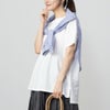 NAVY SARARI オーバー丈Tシャツ レディース ネコポス 対応商品