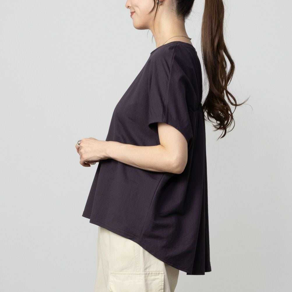 Howdy Marie 冷感バックギャザーデザインTシャツ レディース ネコポス 対応商品