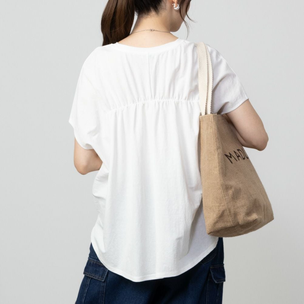 Howdy Marie 冷感バックギャザーデザインTシャツ レディース ネコポス 対応商品