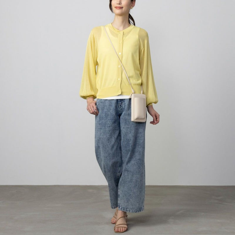 Howdy Marie シアーニットカーディガン レディース商品画像-4