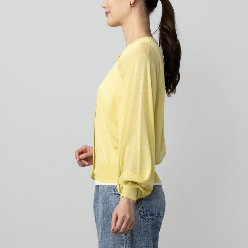 Howdy Marie シアーニットカーディガン レディース商品画像-5