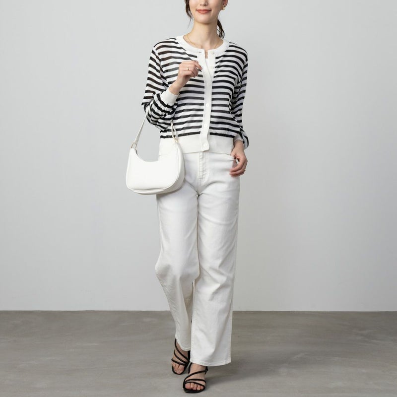 Howdy Marie シアーニットカーディガン レディース商品画像-7