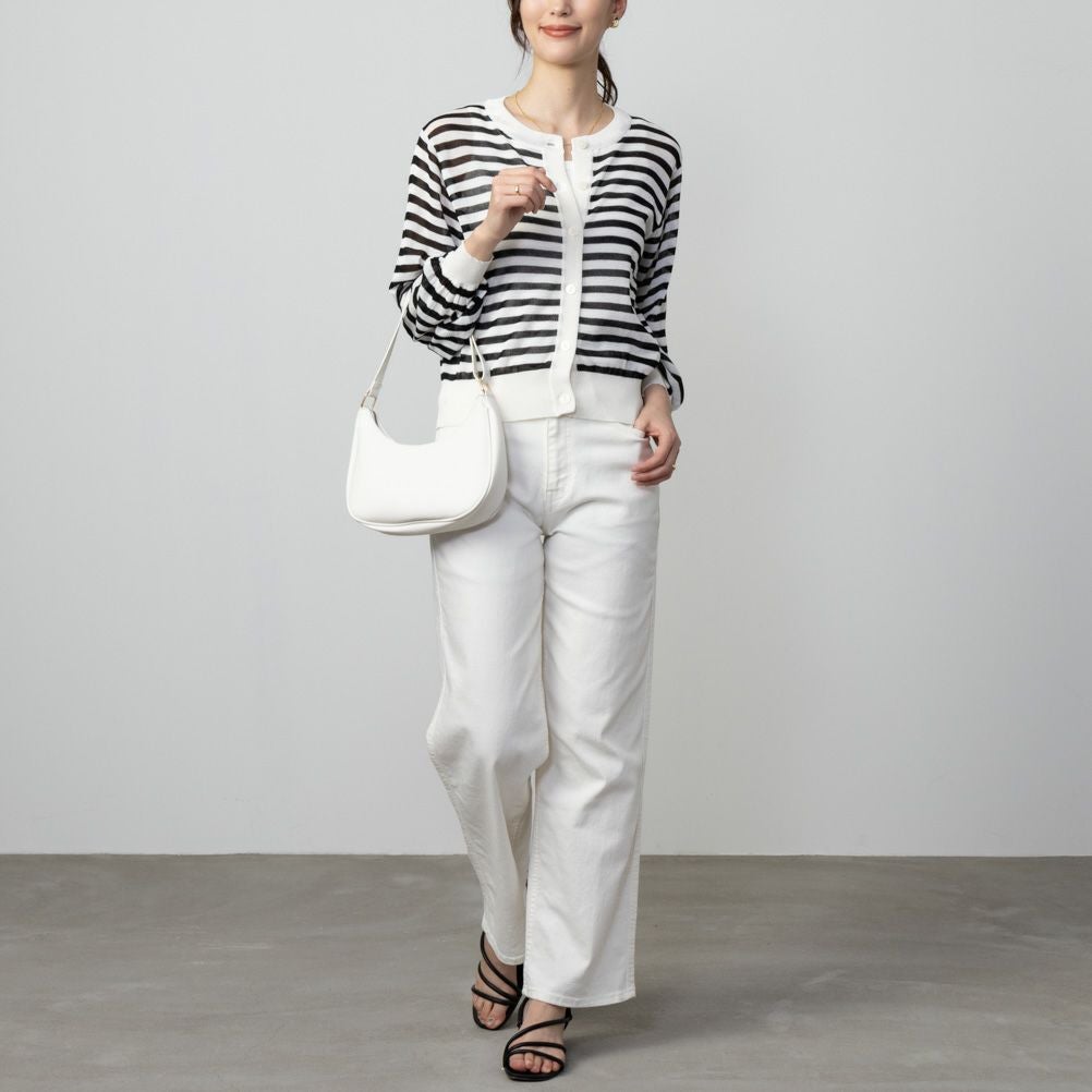 Howdy Marie シアーニットカーディガン レディース