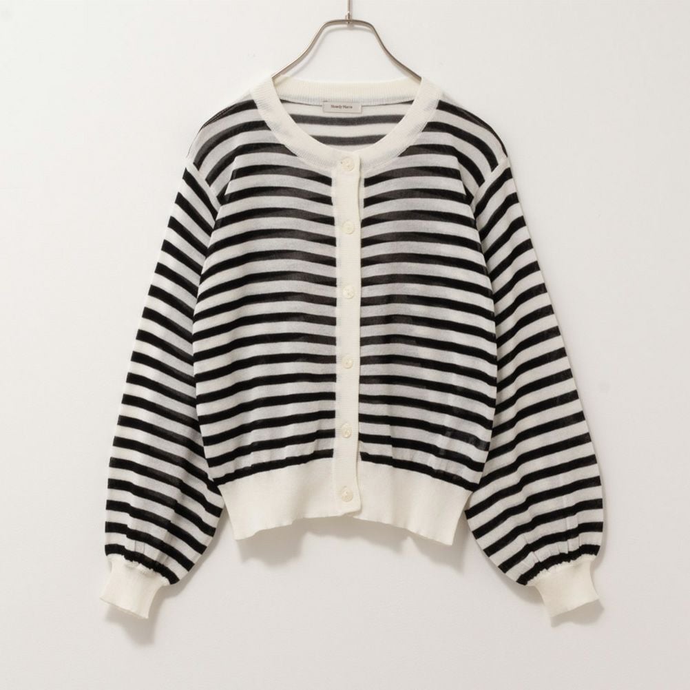 Howdy Marie シアーニットカーディガン レディース