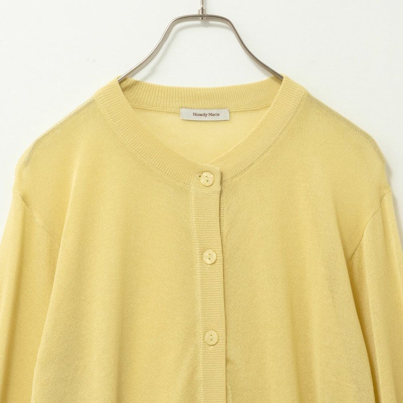 Howdy Marie  シアーニットカーディガン レディース商品画像-13