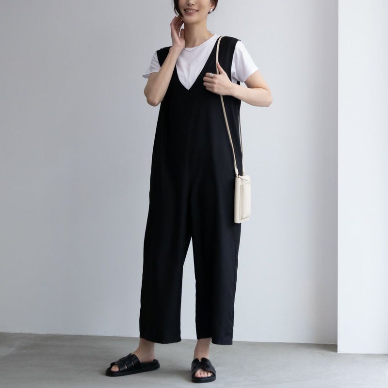 Howdy Marie Vネックロンパース レディース商品画像-1