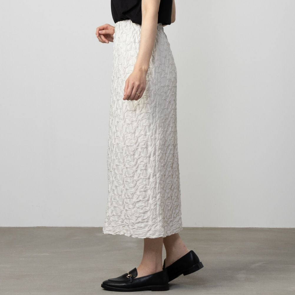 Howdy Marie ふくれジャガードIラインスカート レディース