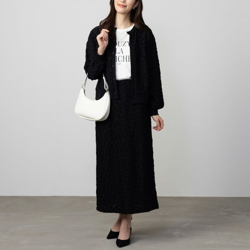 [期間限定価格]Howdy Marie  ふくれジャガードIラインスカート レディース商品画像-6