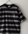Dickies ポケット付きボーダー半袖Tシャツ メンズ商品サムネイル-1