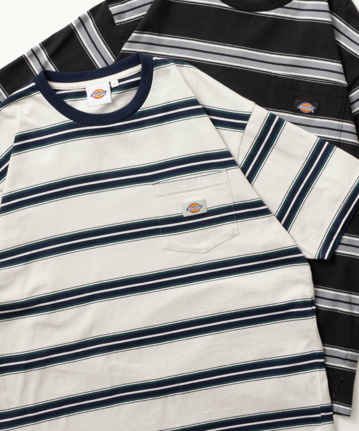 ◆新品◆アレキサンダーワン　ボーダー ポケット付きロングTシャツ UCC2221528100F.jpg?sw=1536