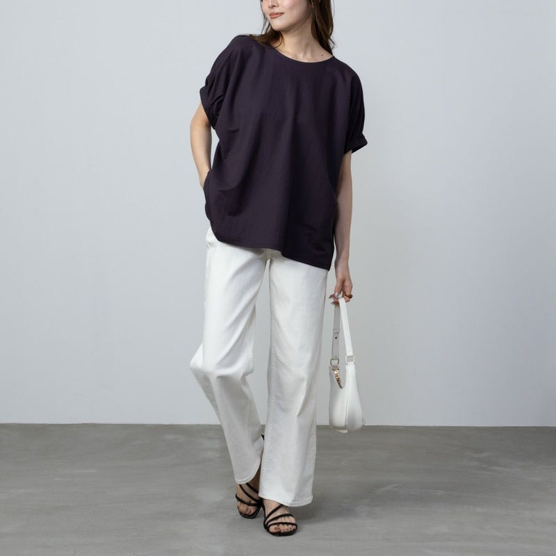 Howdy Marie 冷感袖ギャザー半袖Tシャツ レディース メール便 対応商品商品画像-9