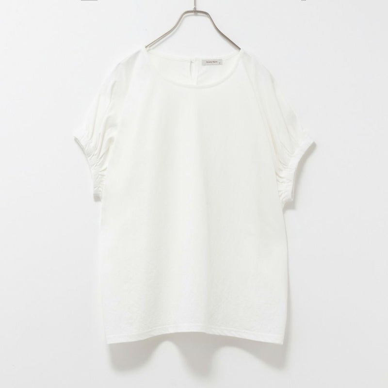 Howdy Marie 冷感袖ギャザー半袖Tシャツ レディース メール便 対応商品商品画像-13