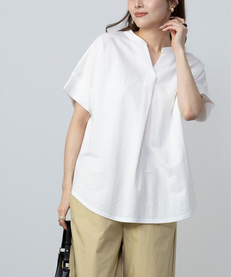 NAVY SARARI スキッパープルオーバー レディース商品画像-8